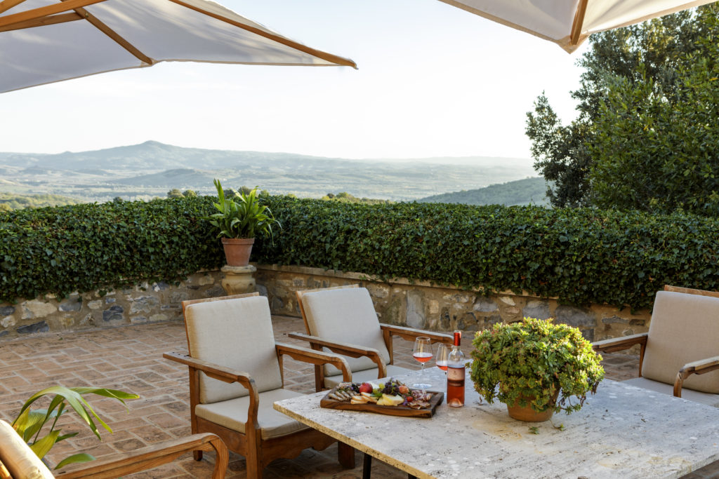 Chiesina private terrace