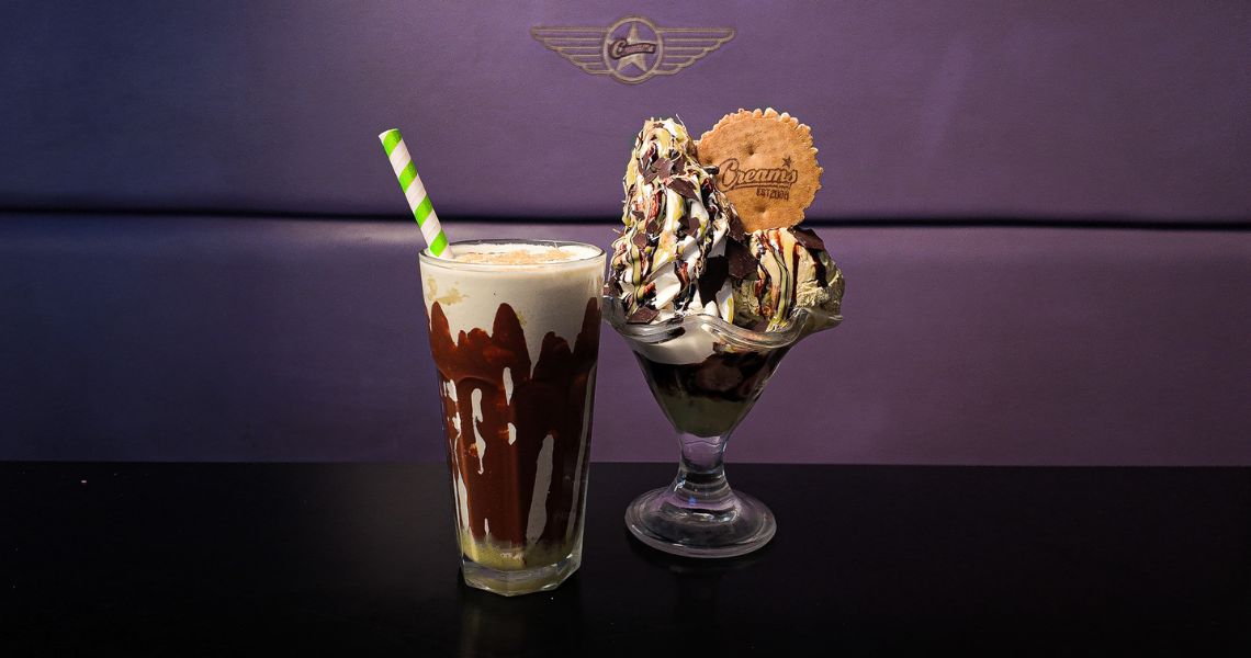 Dubai Chocolate at Creams Cafe