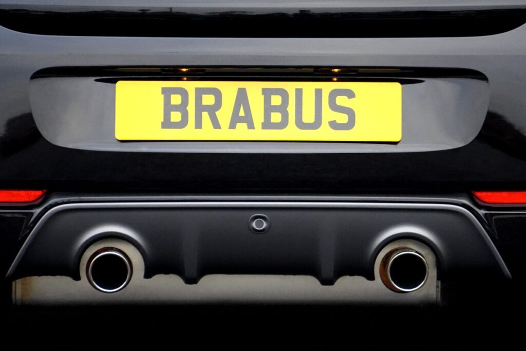 your vehicle number plate