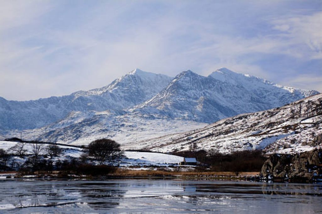 UK winter holiday Snowdonia
