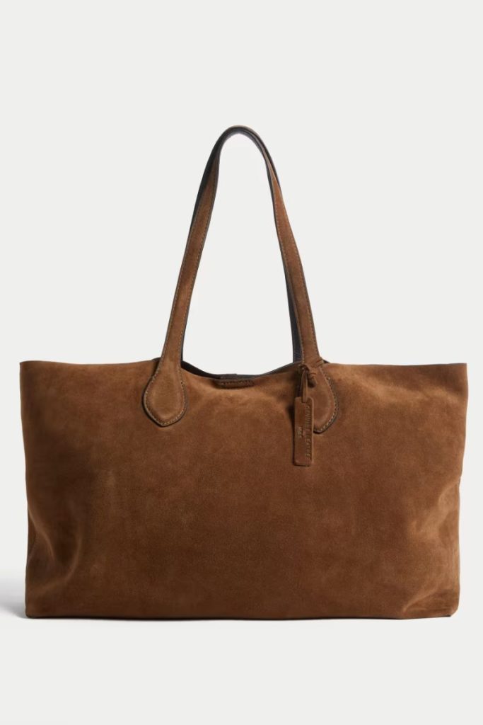 win a suede oversized tote bag