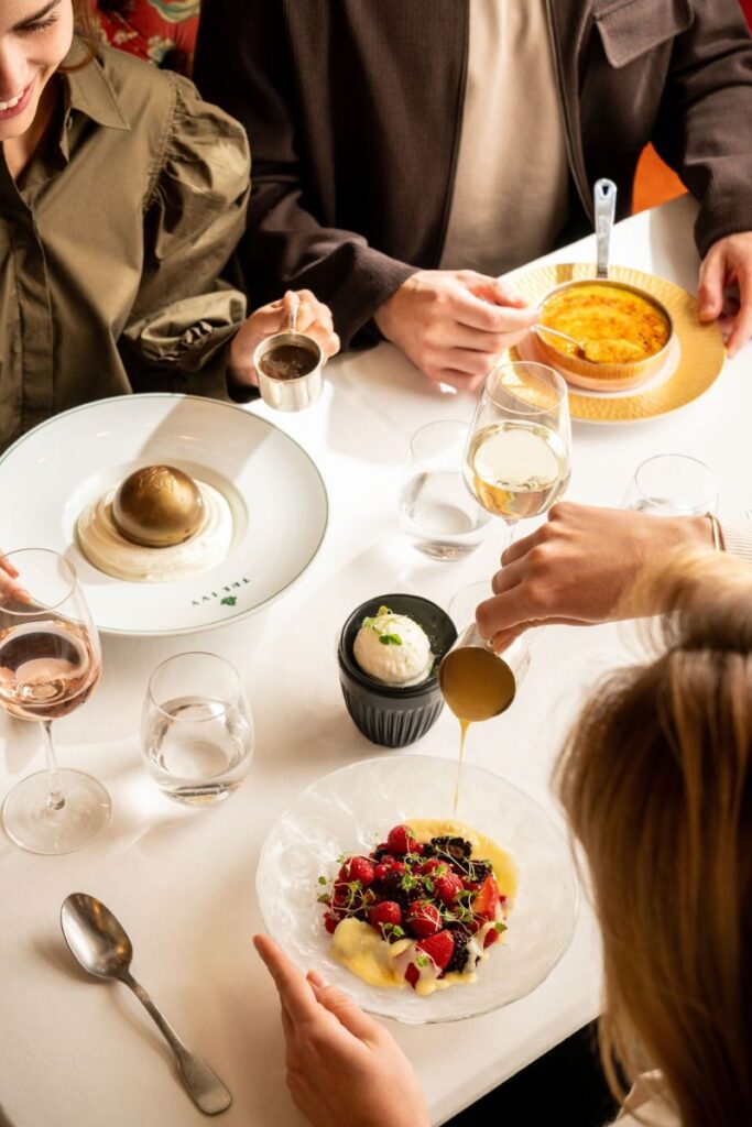 1917 menu at The Ivy