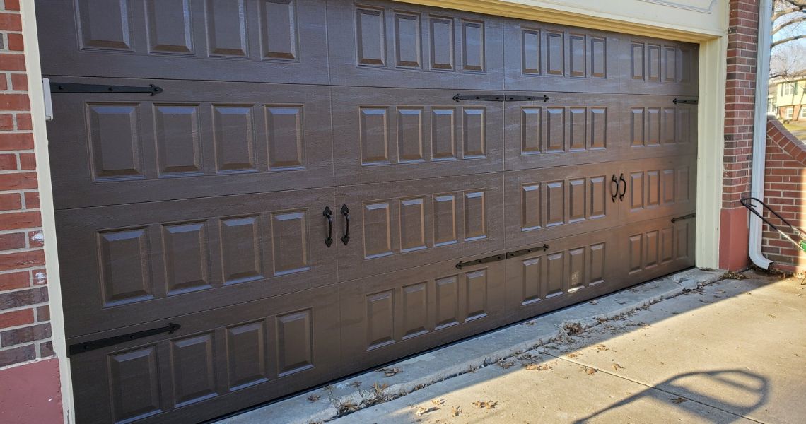 wide garage door